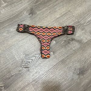 Acacia Swimwear Geometric Bikini Bottoms benoa small m crochet bottoms